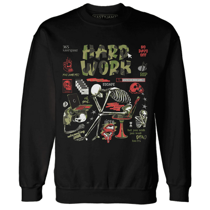 AM-90-Dark-Sage-Solar-Red-Sweatshirt-Match-Hard-Work