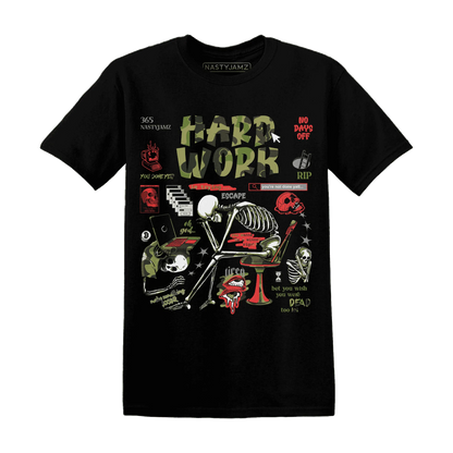 AM-90-Dark-Sage-Solar-Red-T-Shirt-Match-Hard-Work