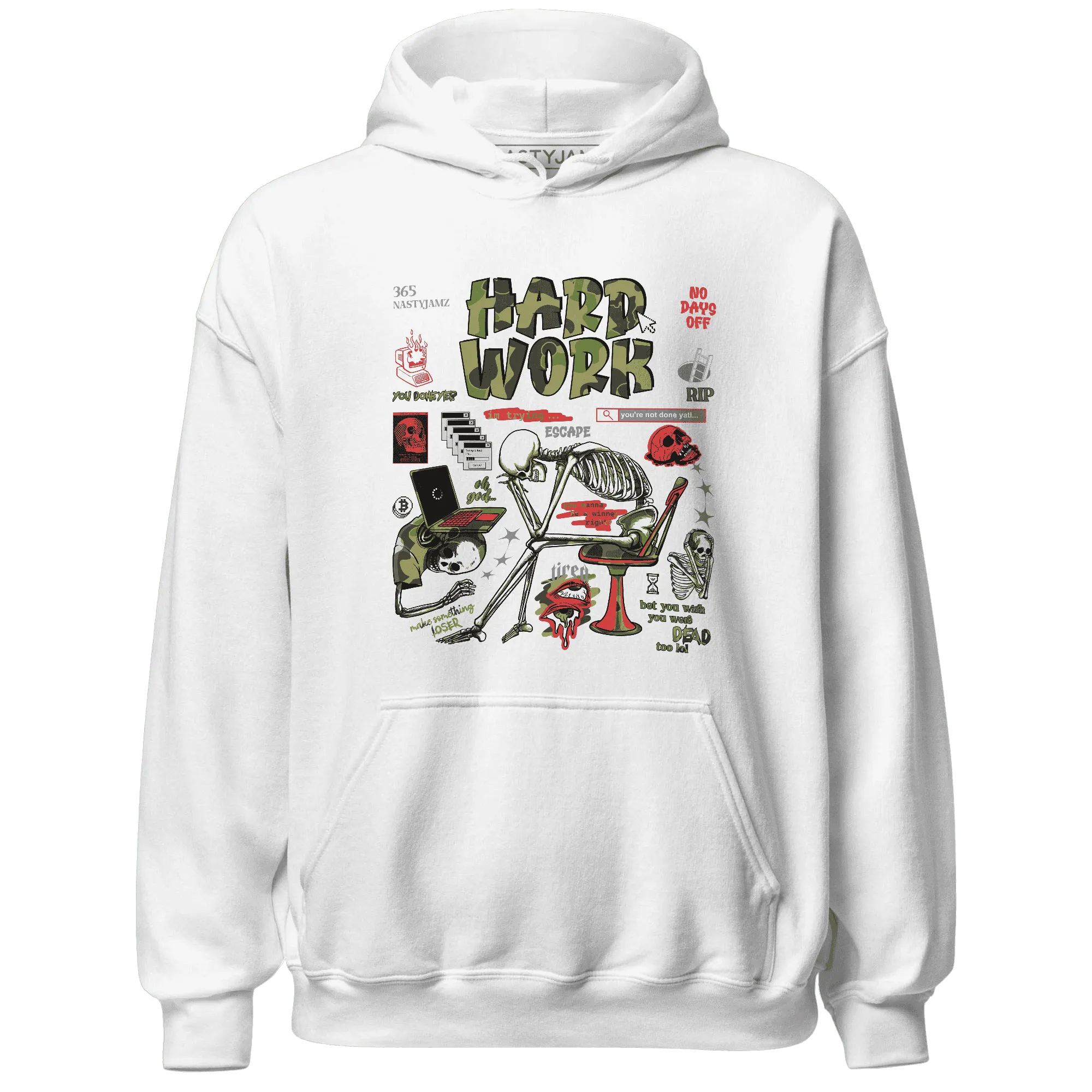 AM-90-Dark-Sage-Solar-Red-Hoodie-Match-Hard-Work