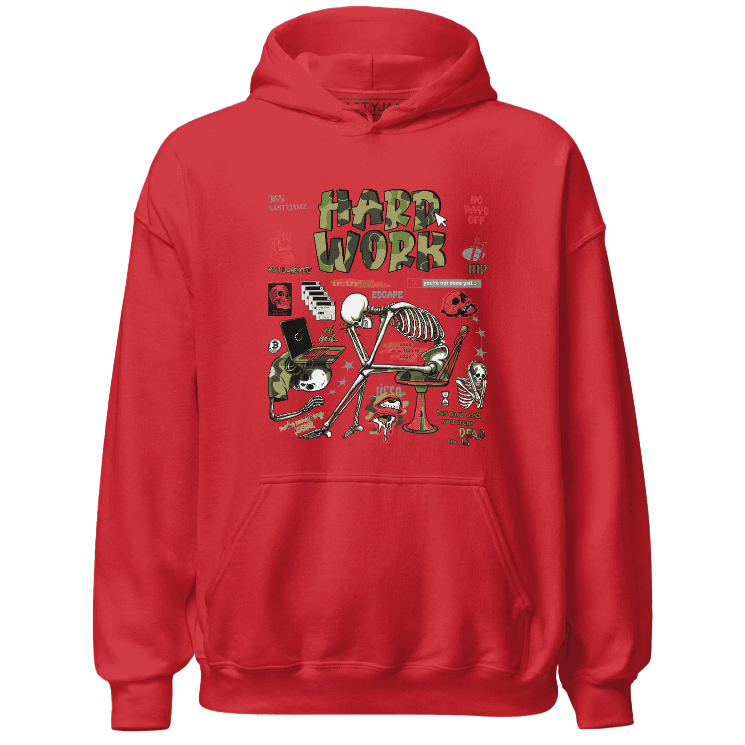 AM-90-Dark-Sage-Solar-Red-Hoodie-Match-Hard-Work