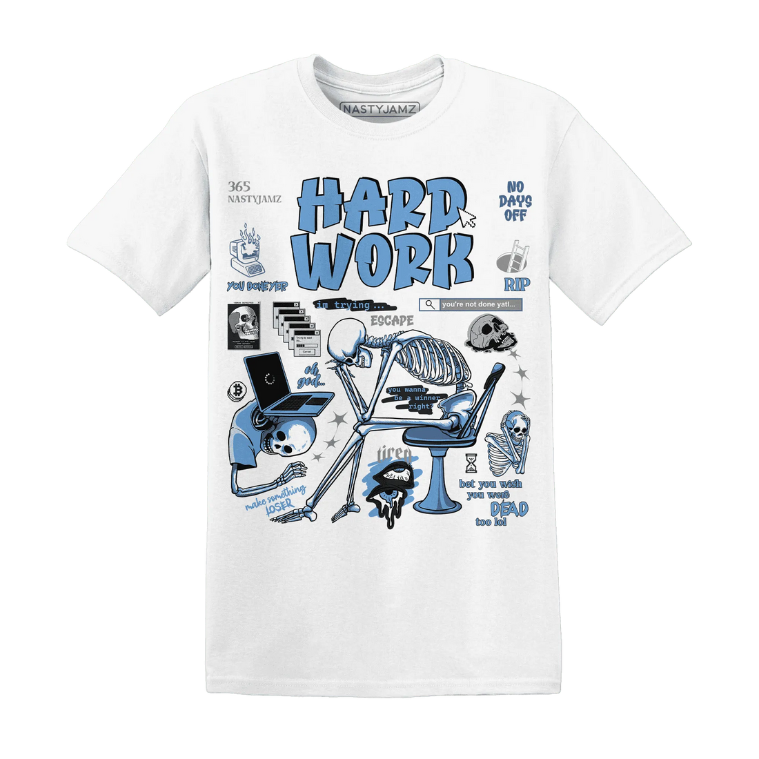 NastyJamz-AM-Plus-Black-Univercitii-Blue-T-Shirt-Match-Hard-Work