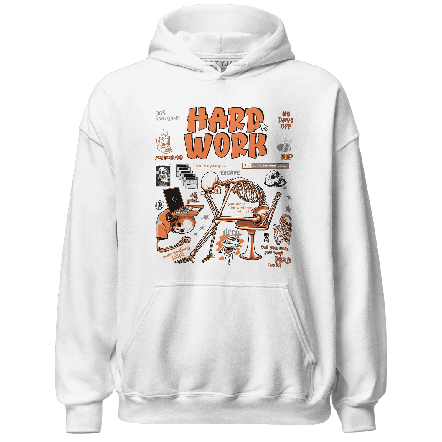 NastyJamz-AM-TW-White-Orange-Hoodie-Match-Hard-Work