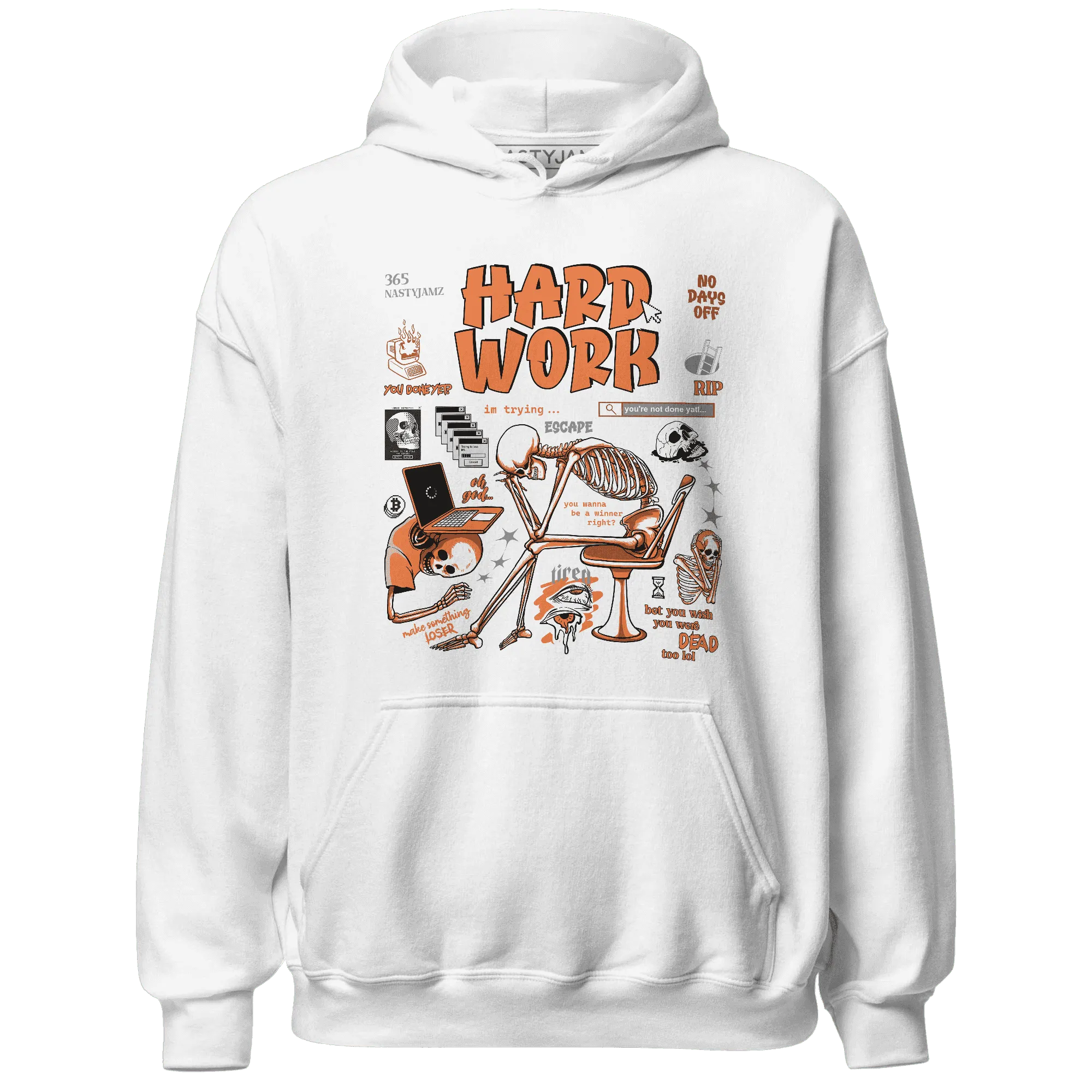 NastyJamz-AM-TW-White-Orange-Hoodie-Match-Hard-Work