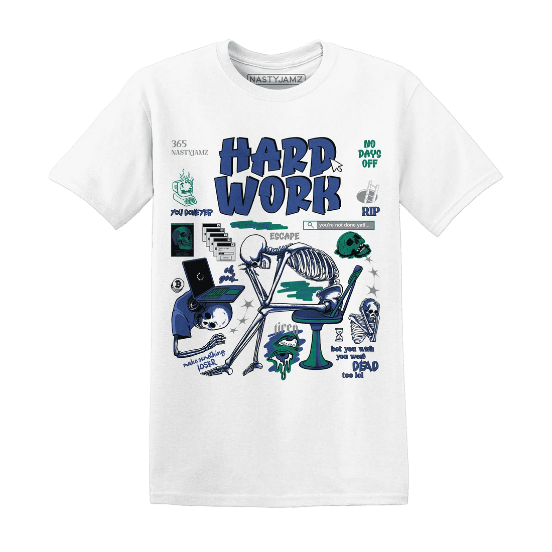 Dunk-Hyper-Royal-Malachite-T-Shirt-Match-Hard-Work