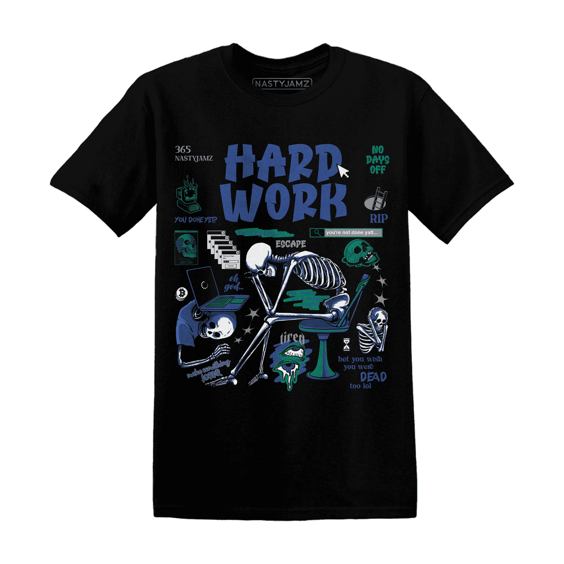 Dunk-Hyper-Royal-Malachite-T-Shirt-Match-Hard-Work