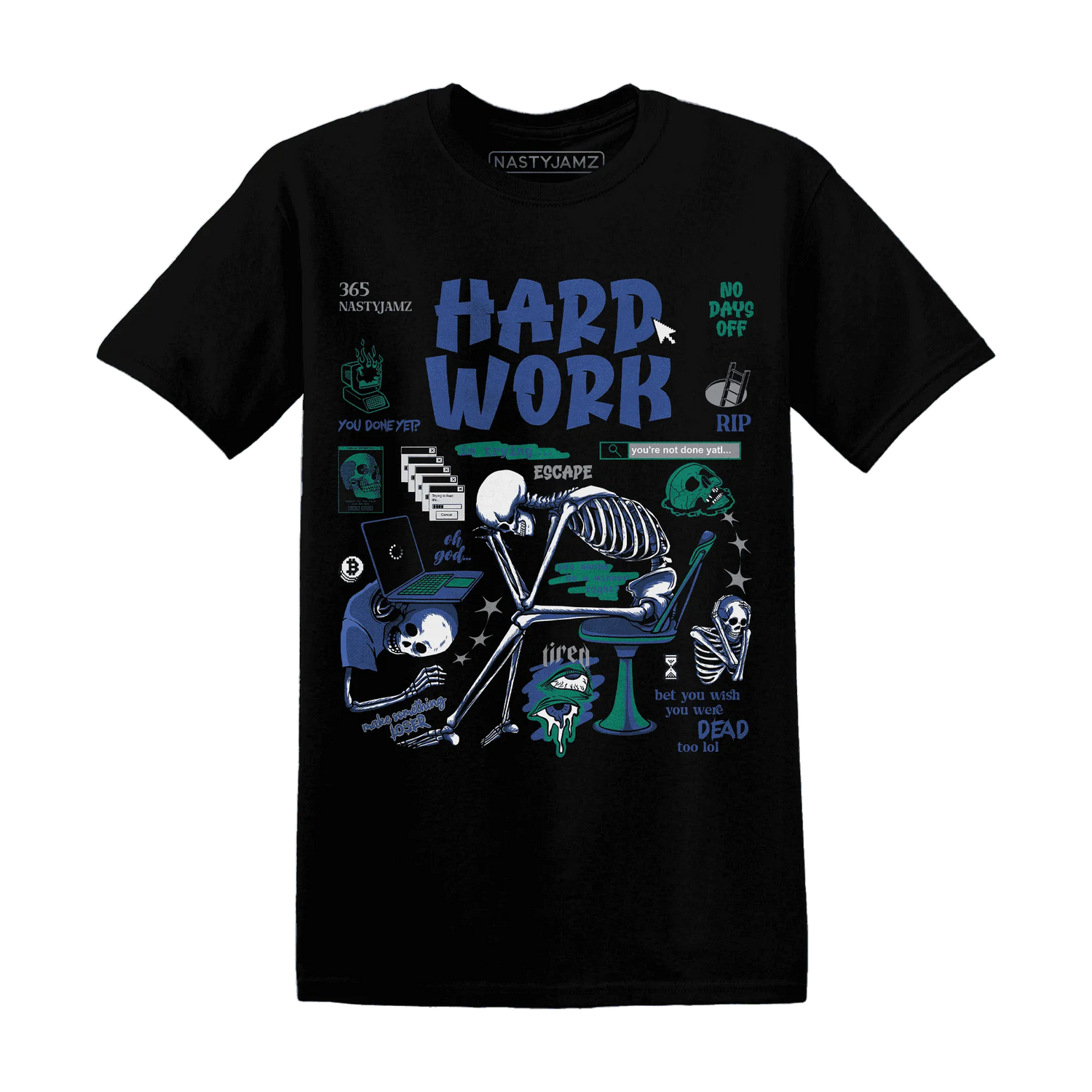 Dunk-Hyper-Royal-Malachite-T-Shirt-Match-Hard-Work