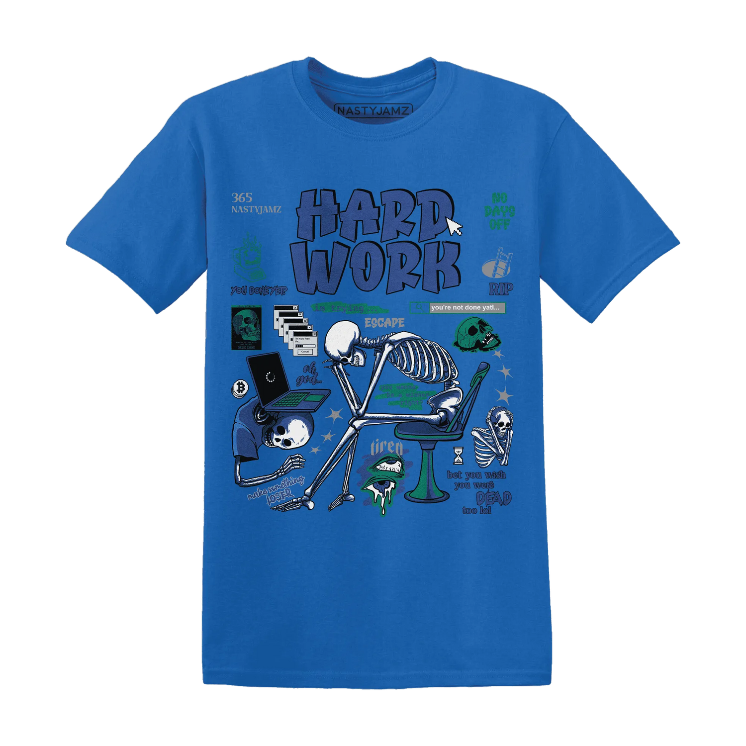 Dunk-Hyper-Royal-Malachite-T-Shirt-Match-Hard-Work