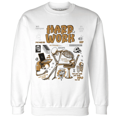 Dunk-Low-Retro-Wheat-Orange-Sweatshirt-Match-Hard-Work
