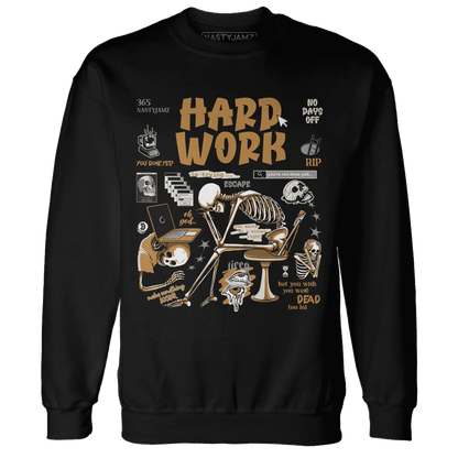Dunk-Low-Retro-Wheat-Orange-Sweatshirt-Match-Hard-Work