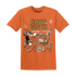 Dunk-Low-Retro-Wheat-Orange-T-Shirt-Match-Hard-Work