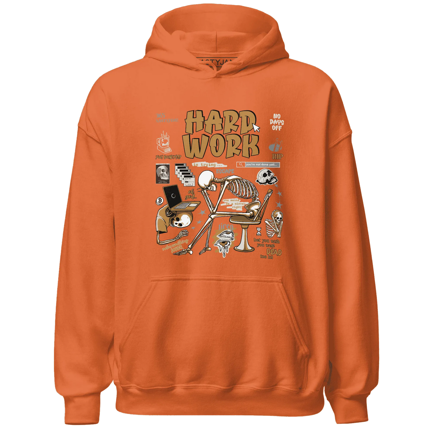 Dunk-Low-Retro-Wheat-Orange-Hoodie-Match-Hard-Work