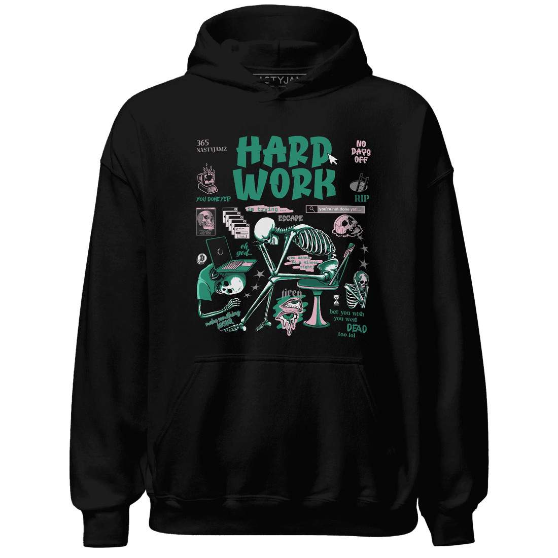 NastyJamz-Dunk-Pink-Malachite-Medium-Soft-Low-Sail-Hoodie-Match-Hard-Work