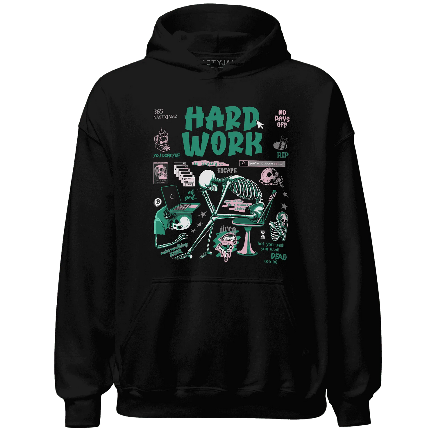 NastyJamz-Dunk-Pink-Malachite-Medium-Soft-Low-Sail-Hoodie-Match-Hard-Work