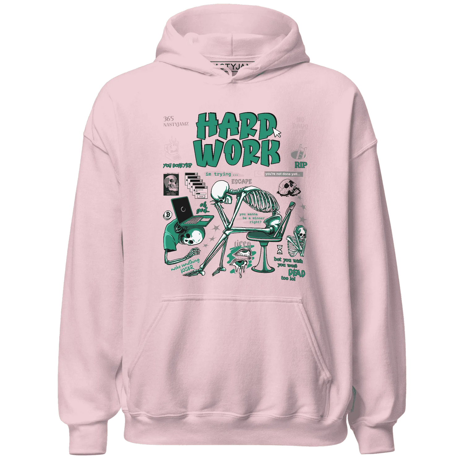 NastyJamz-Dunk-Pink-Malachite-Medium-Soft-Low-Sail-Hoodie-Match-Hard-Work