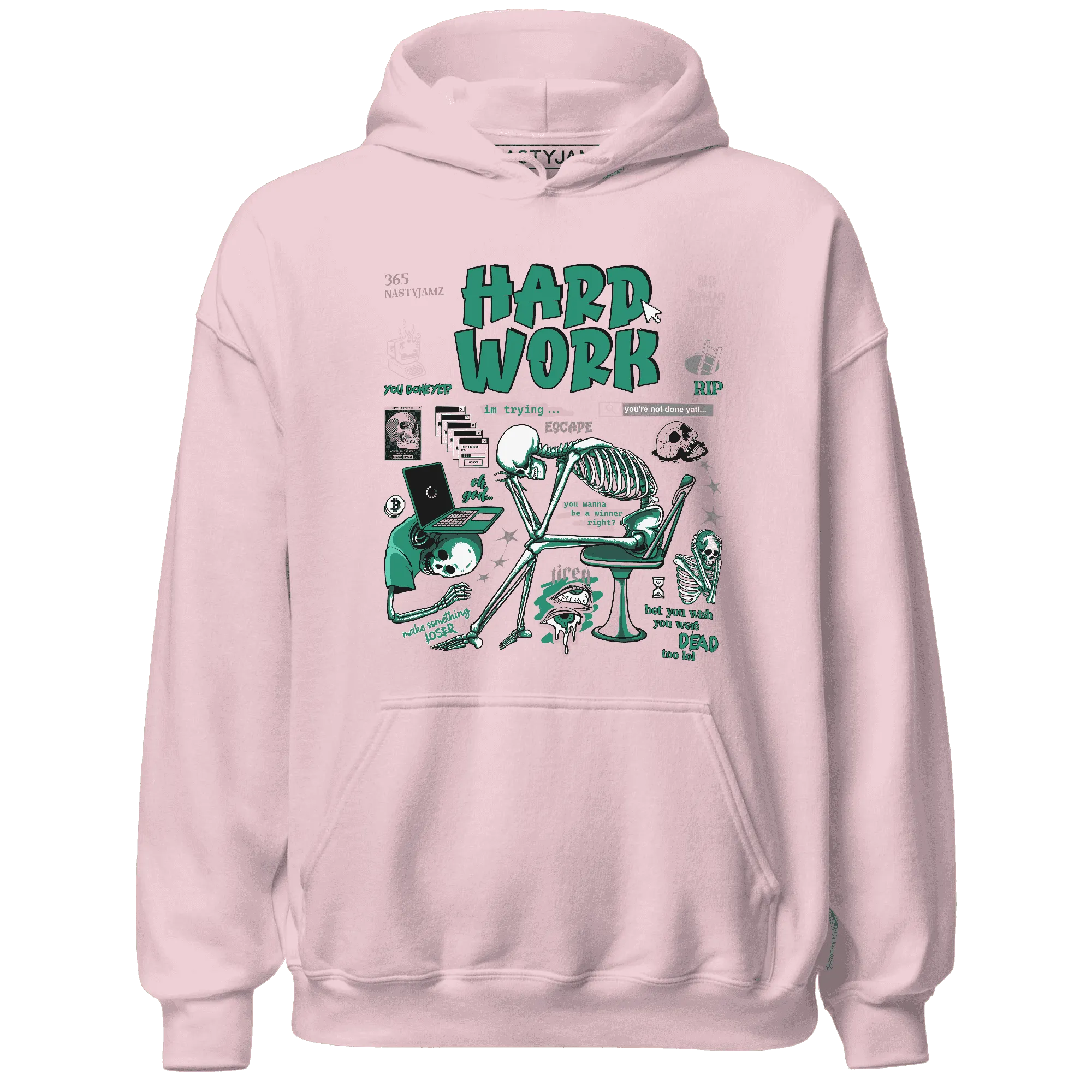 NastyJamz-Dunk-Pink-Malachite-Medium-Soft-Low-Sail-Hoodie-Match-Hard-Work
