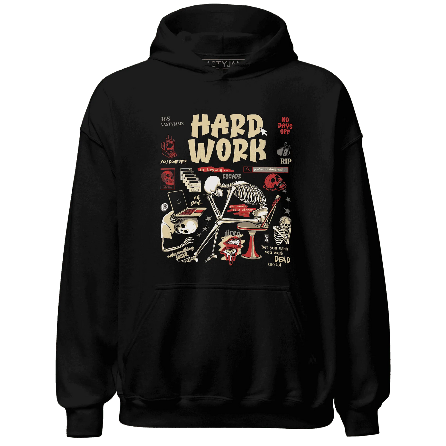 Dunk-Strawberry-Waffle-Hoodie-Match-Hard-Work