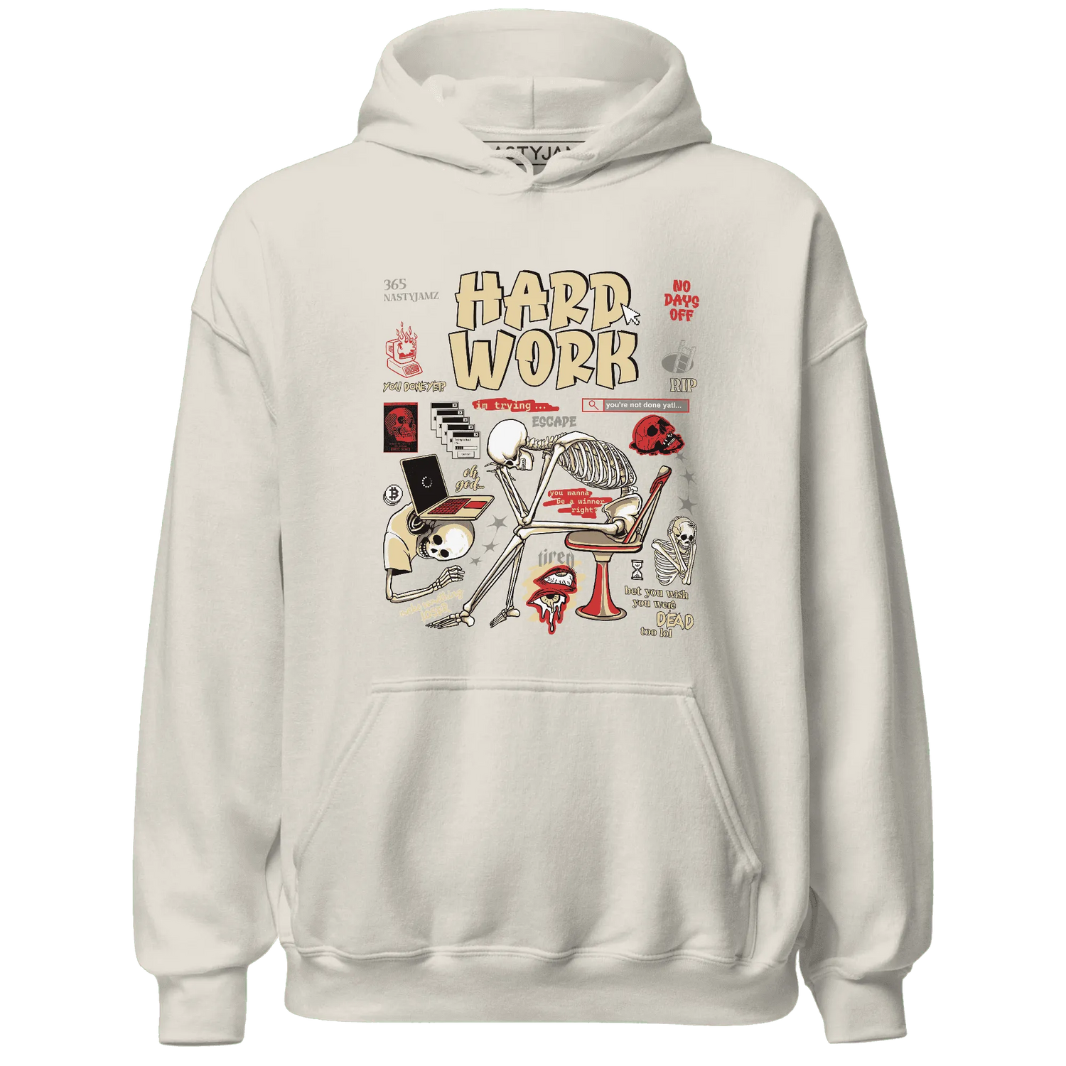 Dunk-Strawberry-Waffle-Hoodie-Match-Hard-Work