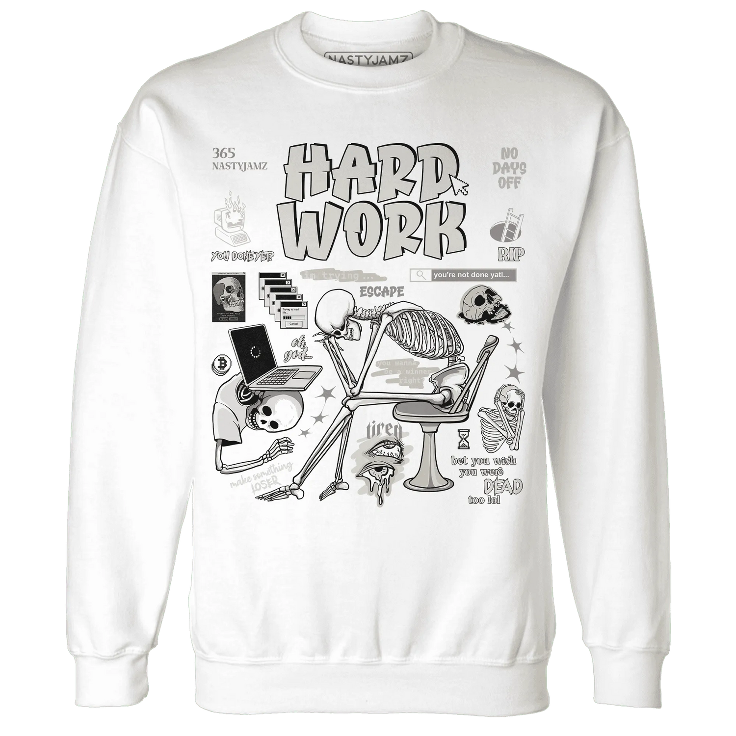 NastyJamz-Gratitude-11s-Sweatshirt-Match-Hard-Work