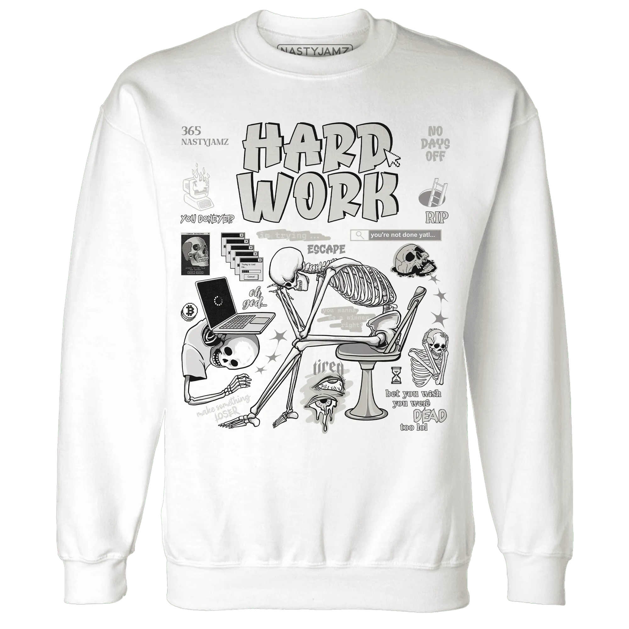 NastyJamz-Gratitude-11s-Sweatshirt-Match-Hard-Work