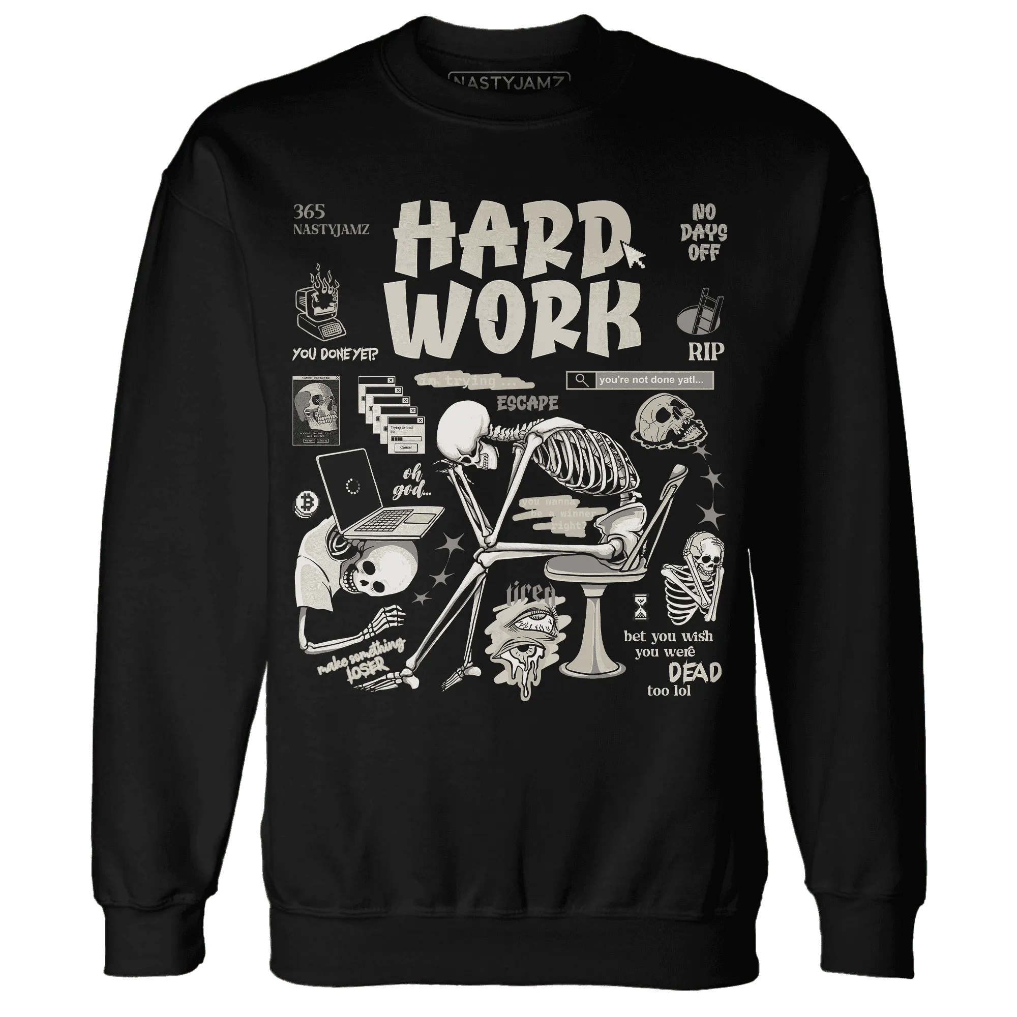 NastyJamz-Gratitude-11s-Sweatshirt-Match-Hard-Work