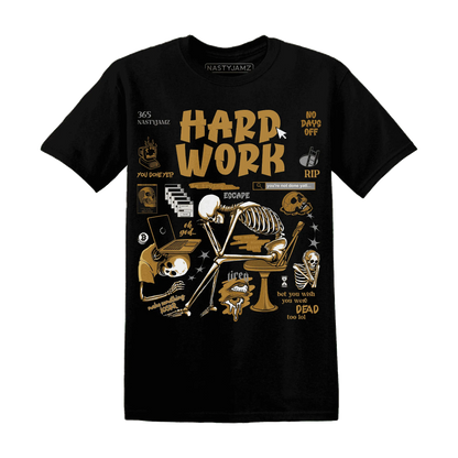 NastyJamz-Wheat-13s-T-Shirt-Match-Hard-Work