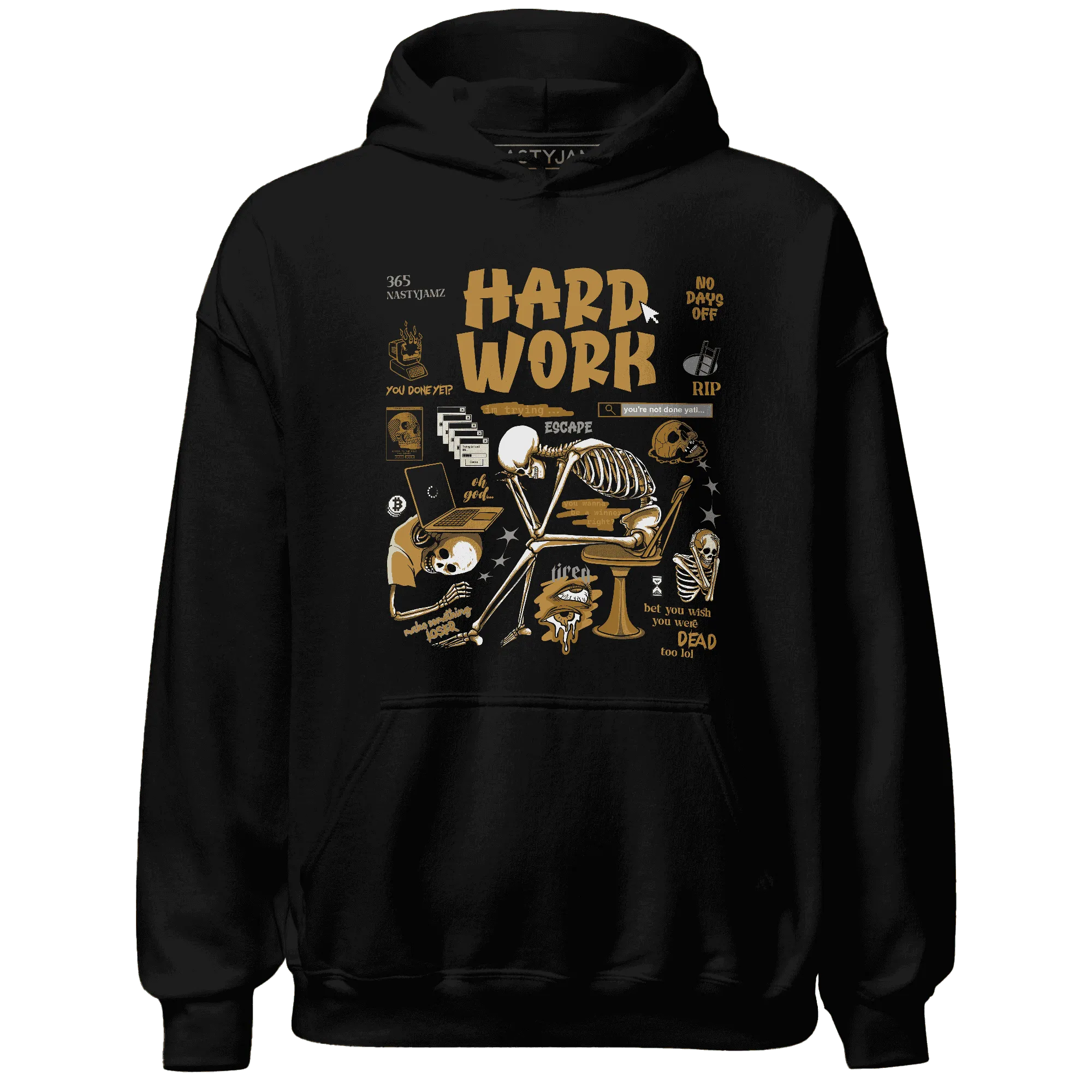 Wheat-13s-NastyJamz-Hoodie-Match-Hard-Work