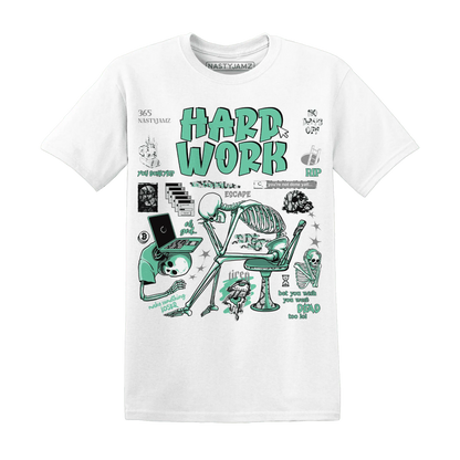 NastyJamz-Green-Glow-3s-T-Shirt-Match-Hard-Work