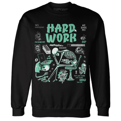 NastyJamz-Green-Glow-3s-Sweatshirt-Match-Hard-Work
