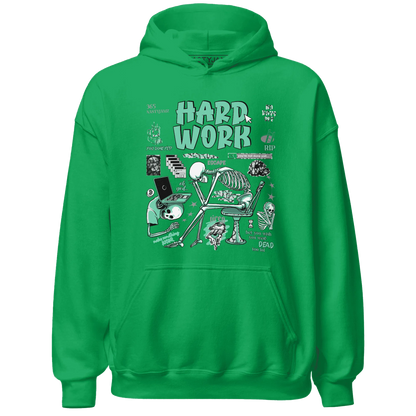 NastyJamz-Green-Glow-3s-Hoodie-Match-Hard-Work
