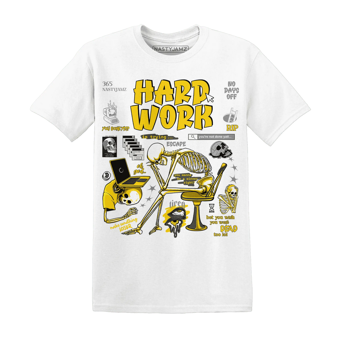 NastyJamz-Thunder-4s-T-Shirt-Match-Hard-Work