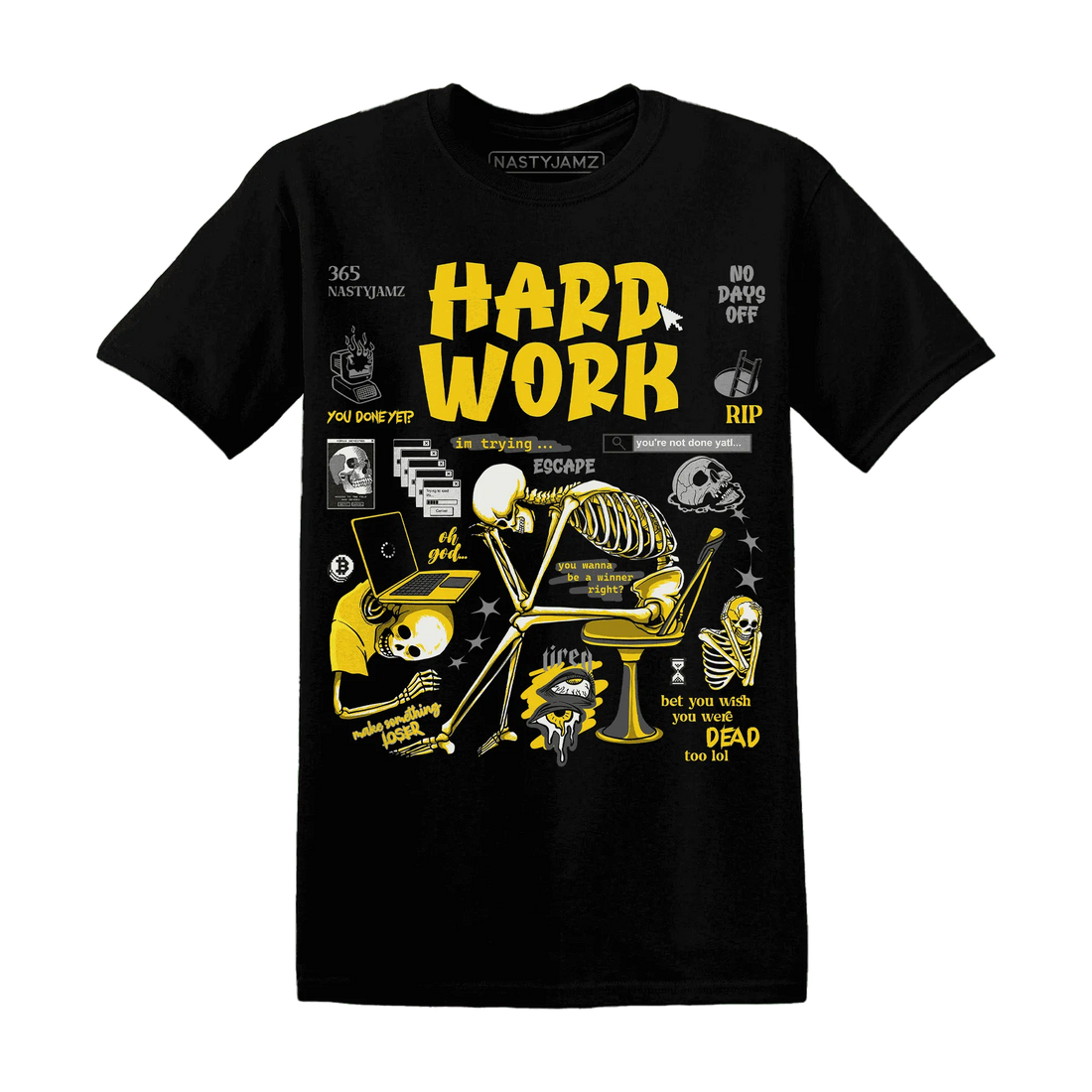 NastyJamz-Thunder-4s-T-Shirt-Match-Hard-Work