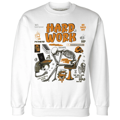 NastyJamz-Olive-5s-Sweatshirt-Match-Hard-Work