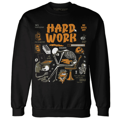 NastyJamz-Olive-5s-Sweatshirt-Match-Hard-Work