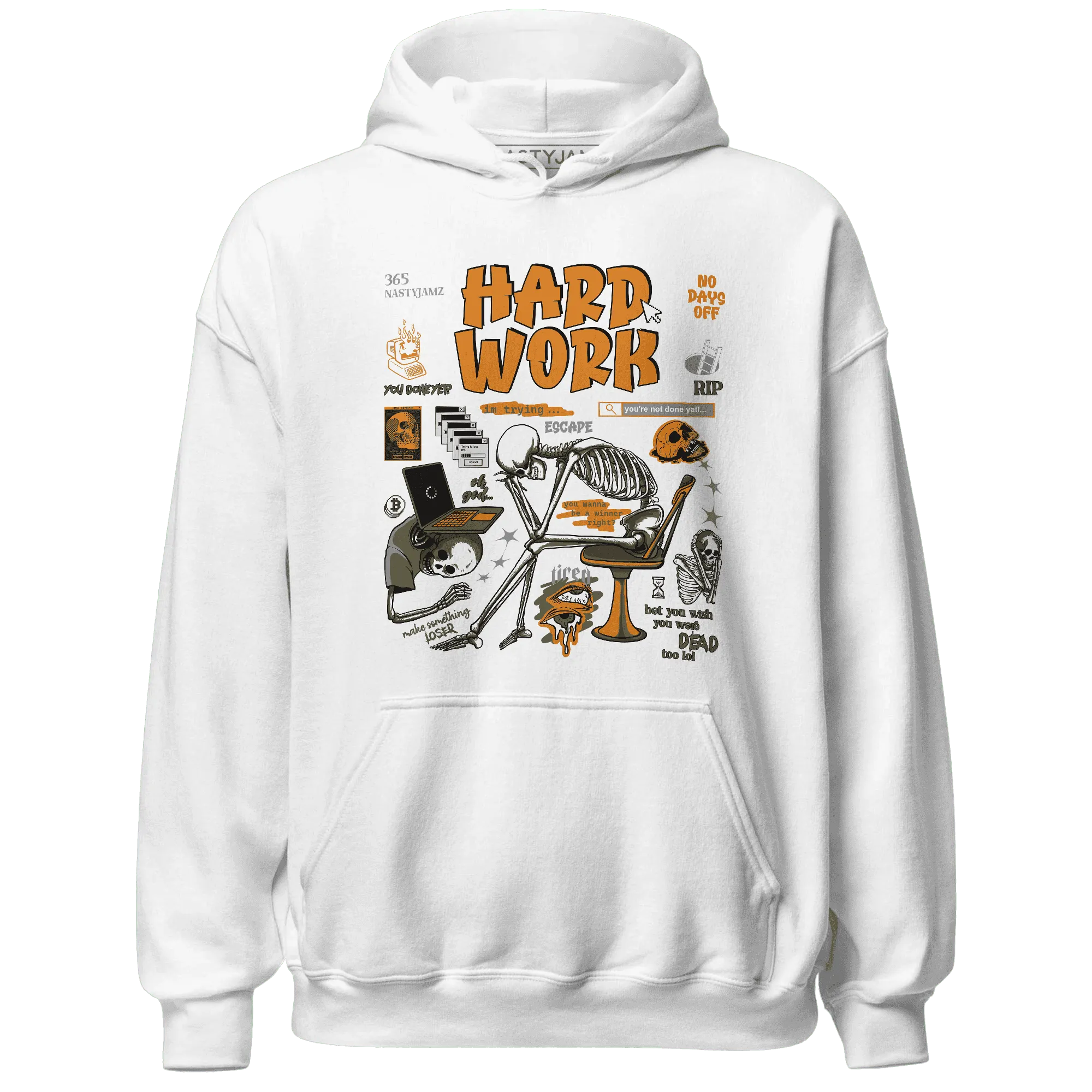 NastyJamz-Olive-5s-Hoodie-Match-Hard-Work