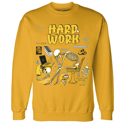 NastyJamz-Yellow-Ochre-6s-Sweatshirt-Match-Hard-Work