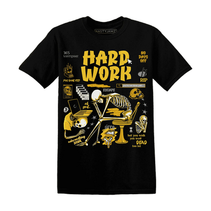 NastyJamz-Yellow-Ochre-6s-T-Shirt-Match-Hard-Work