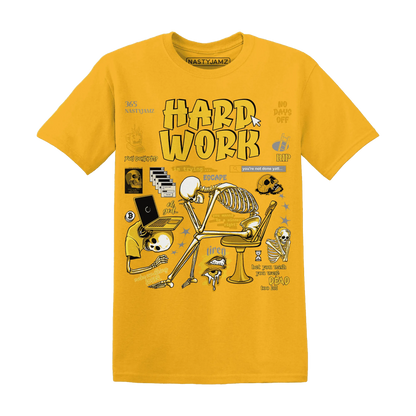 NastyJamz-Yellow-Ochre-6s-T-Shirt-Match-Hard-Work