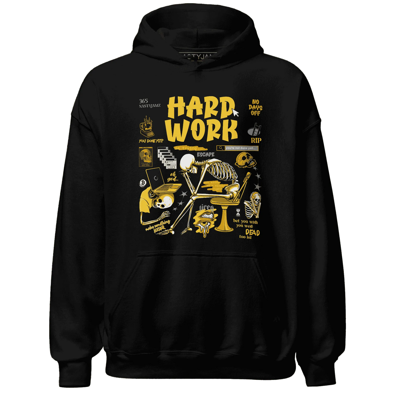 NastyJamz-Yellow-Ochre-6s-Hoodie-Match-Hard-Work