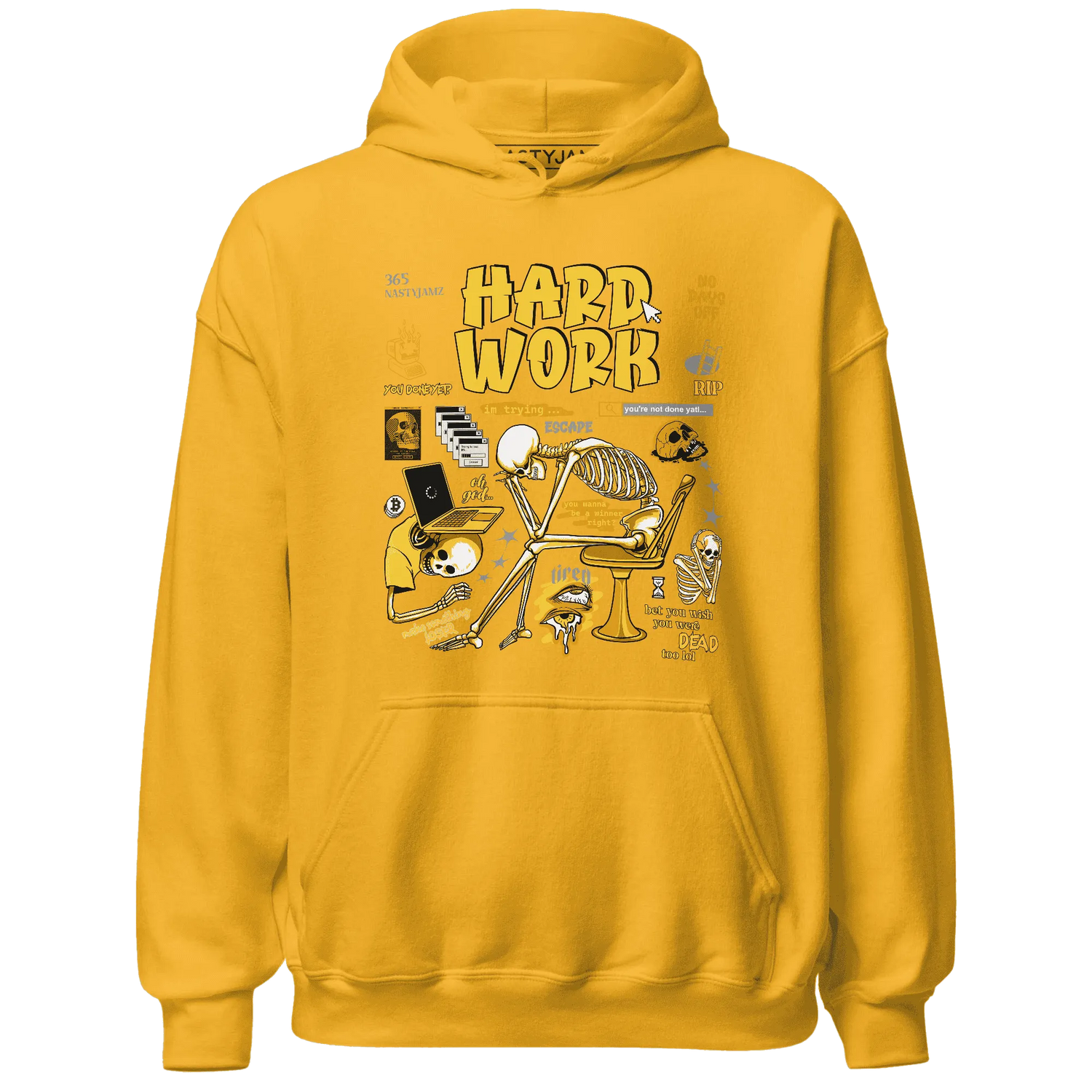 NastyJamz-Yellow-Ochre-6s-Hoodie-Match-Hard-Work