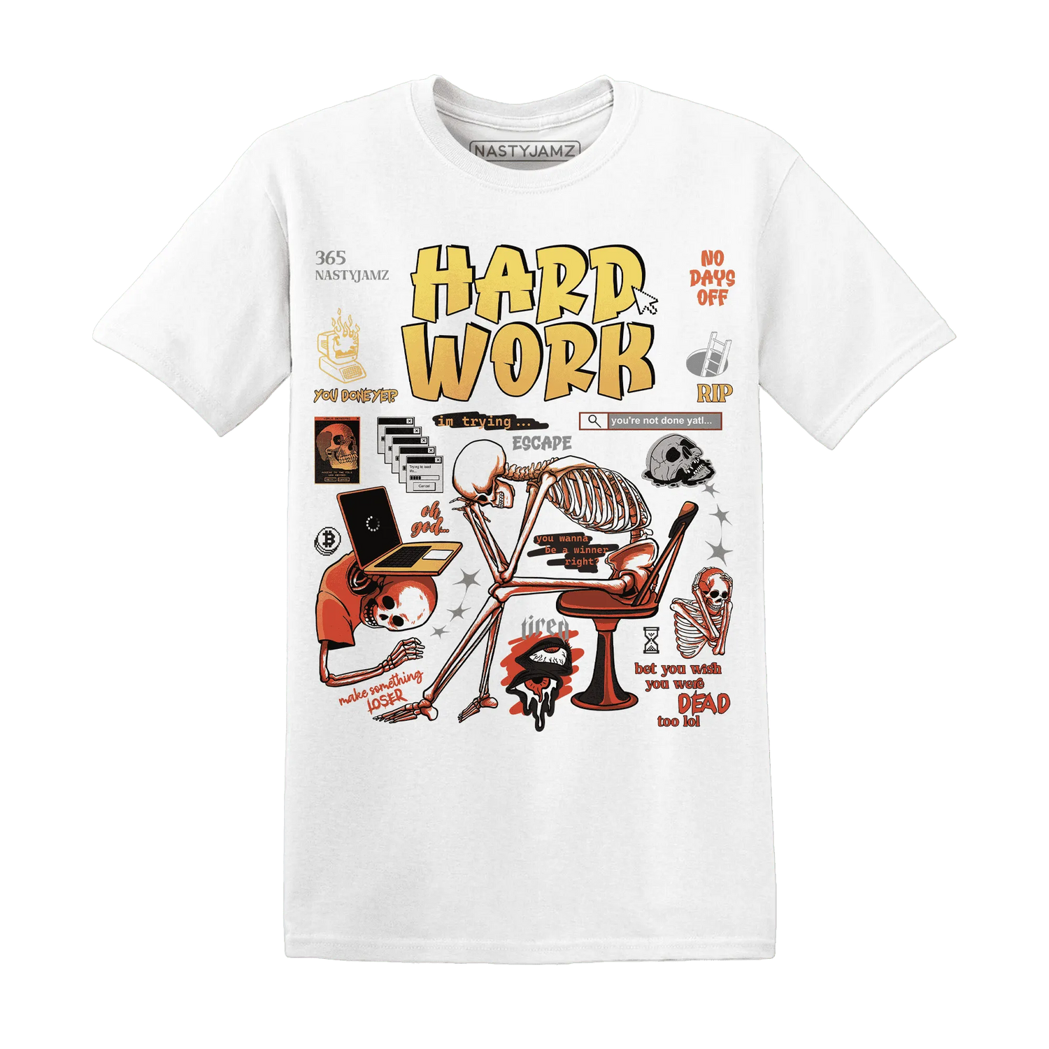 NastyJamz-VaporMax-Crimson-Total-Orange-Plus-T-Shirt-Match-Hard-Work