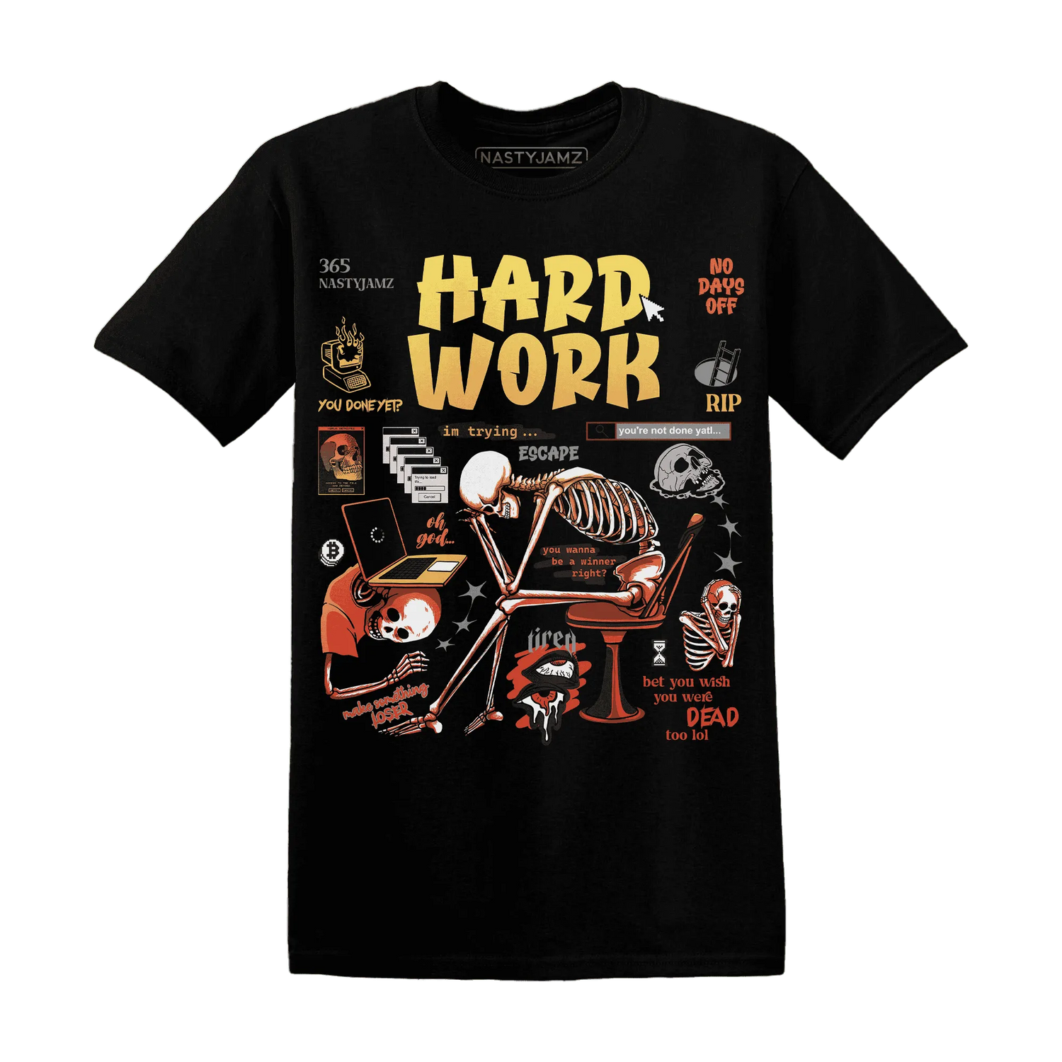 NastyJamz-VaporMax-Crimson-Total-Orange-Plus-T-Shirt-Match-Hard-Work