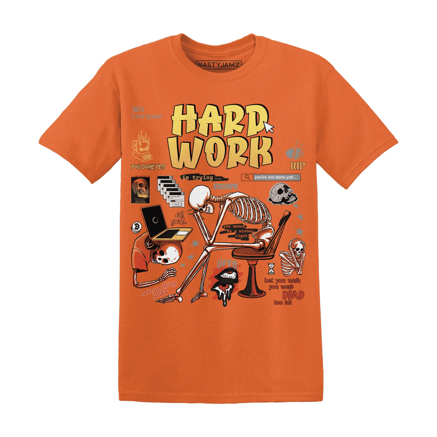NastyJamz-VaporMax-Crimson-Total-Orange-Plus-T-Shirt-Match-Hard-Work