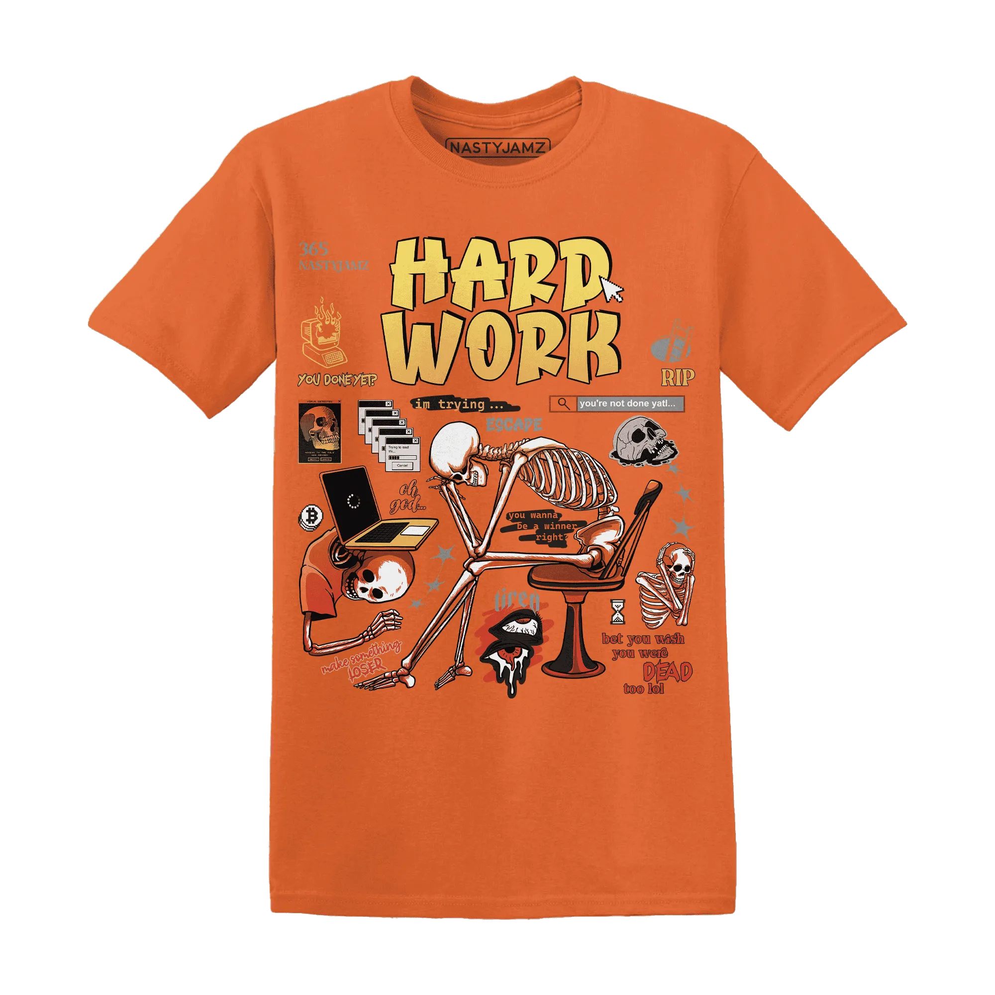 NastyJamz-VaporMax-Crimson-Total-Orange-Plus-T-Shirt-Match-Hard-Work