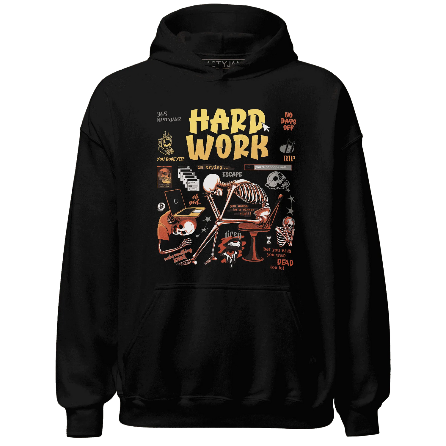 NastyJamz-VaporMax-Crimson-Total-Orange-Plus-Hoodie-Match-Hard-Work