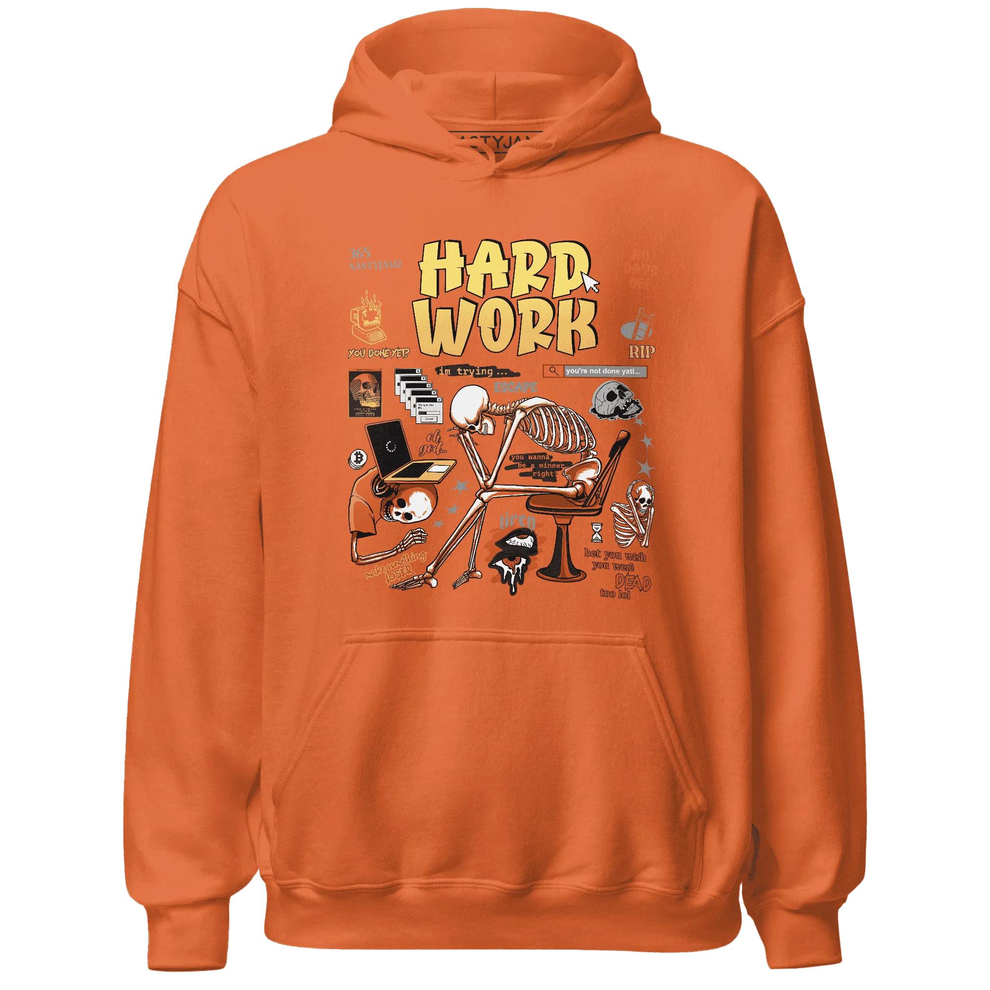 NastyJamz-VaporMax-Crimson-Total-Orange-Plus-Hoodie-Match-Hard-Work