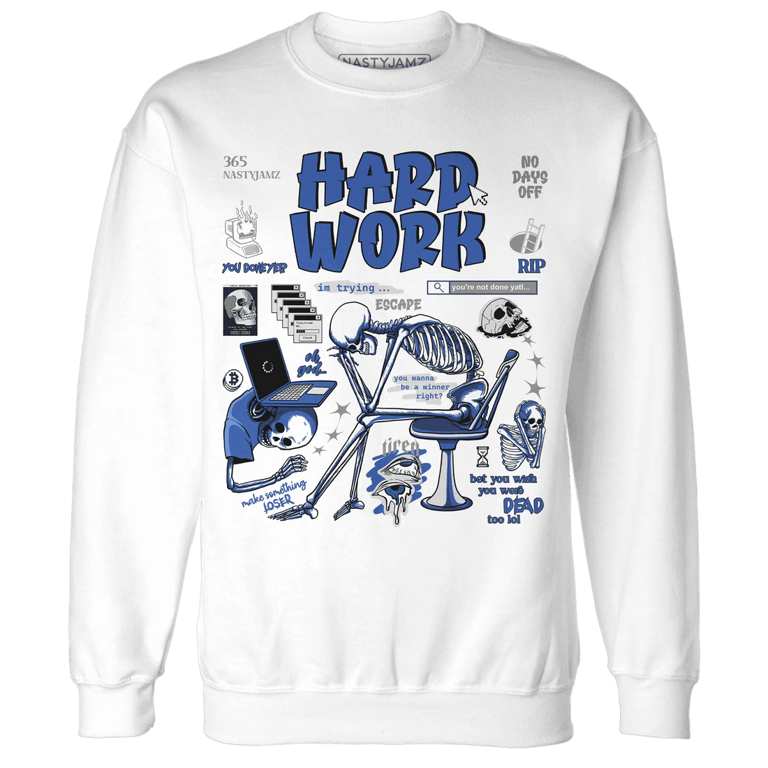 VaporMax-Game-Royal-Blue-NastyJamz-Sweatshirt-Match-Hard-Work
