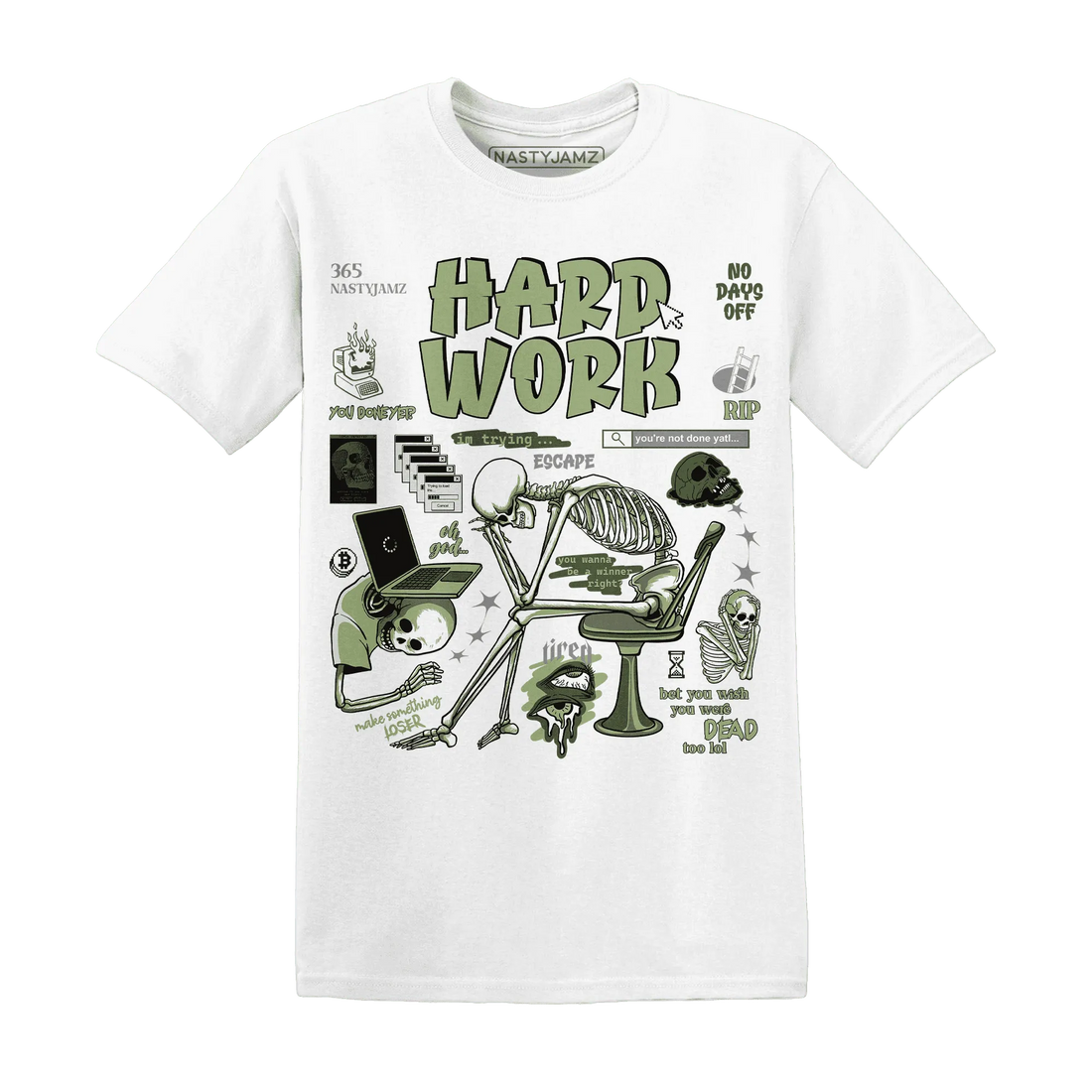 VaporMax-Plus-Alligator-NastyJamz-T-Shirt-Match-Hard-Work