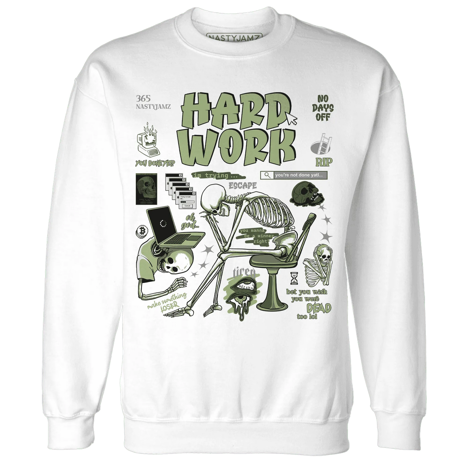 VaporMax-Plus-Alligator-NastyJamz-Sweatshirt-Match-Hard-Work