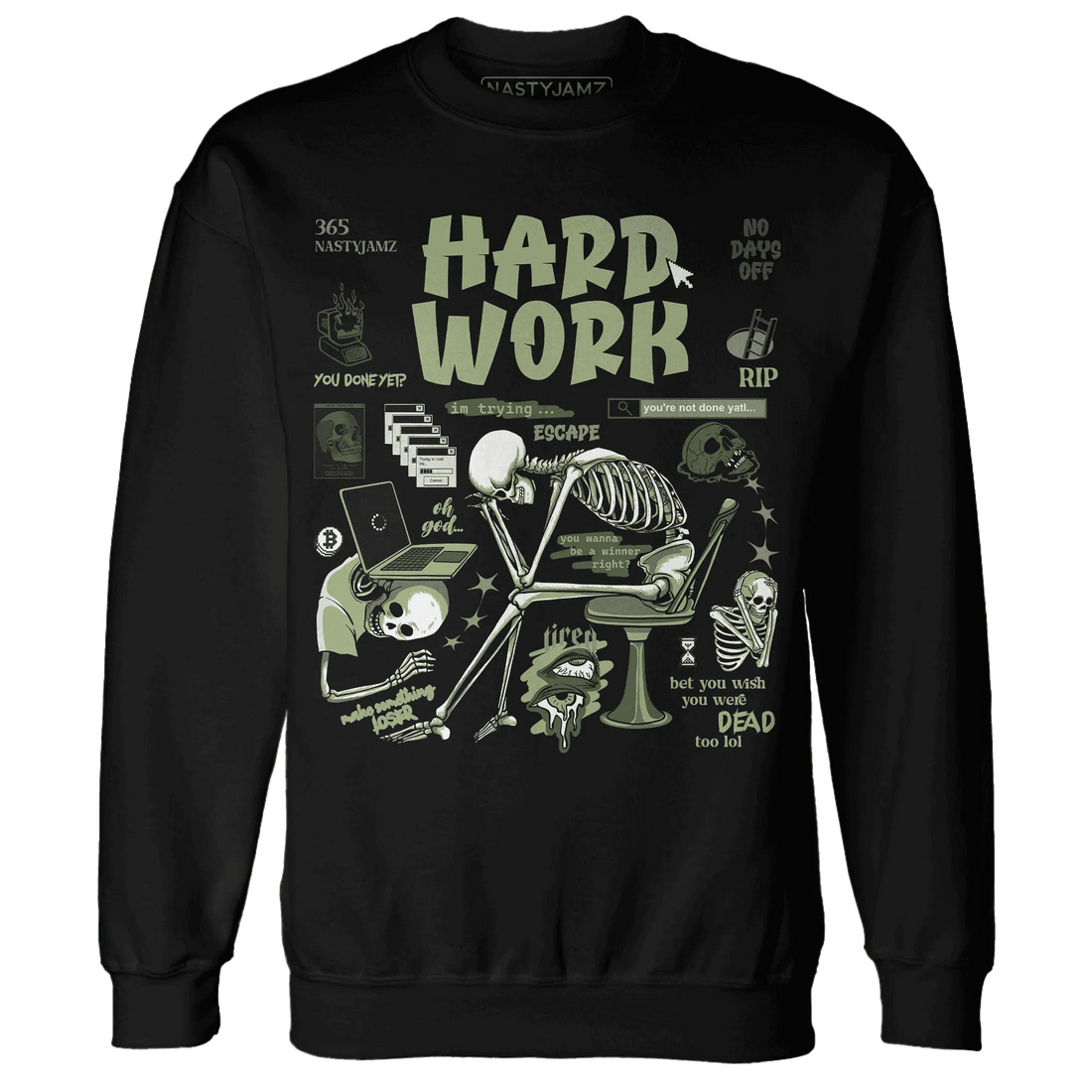 NastyJamz-VaporMax-Plus-Alligator-Sweatshirt-Match-Hard-Work