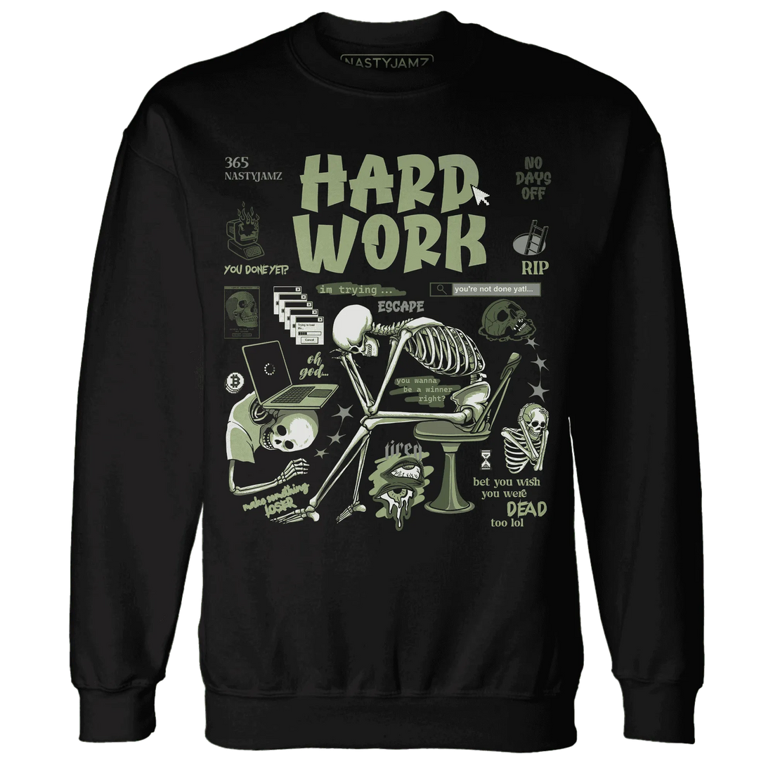 VaporMax-Plus-Alligator-NastyJamz-Sweatshirt-Match-Hard-Work